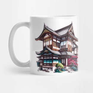 The houses of Ōsaka Mug